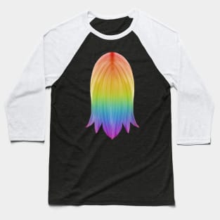 Simple Rainbow Hair Baseball T-Shirt
